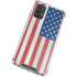 American Flag Distressed Galaxy A32 5G Clear Case