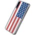 American Flag Distressed Galaxy A50 Clear Case