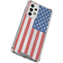 American Flag Distressed Galaxy A53 5G Clear Case