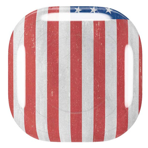 American Flag Distressed Galaxy Buds Live Skin