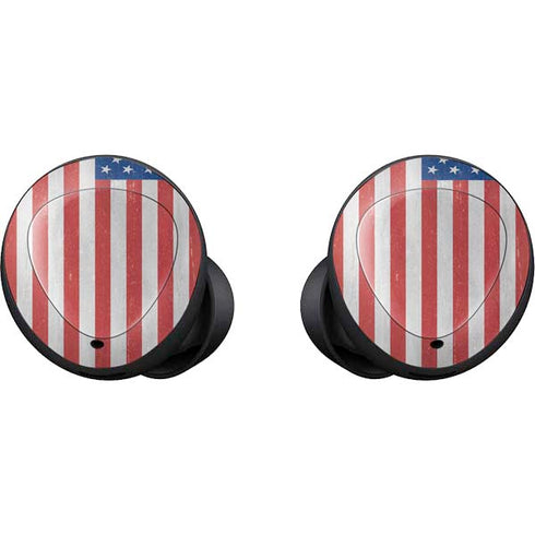 American Flag Distressed Galaxy Buds Skin