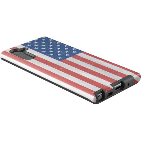 American Flag Distressed Galaxy Note 10 Pro Case