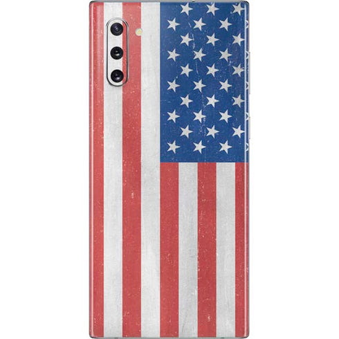American Flag Distressed Galaxy Note 10 Skin