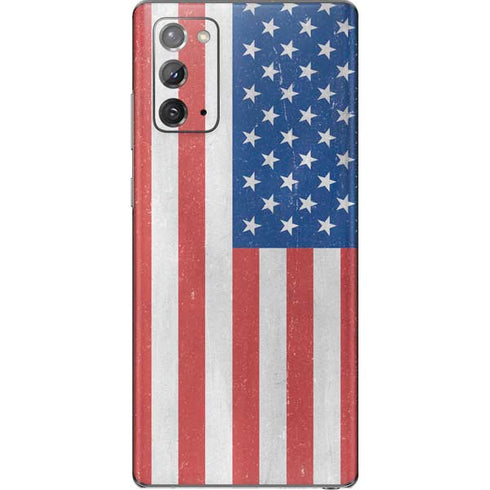 American Flag Distressed Galaxy Note20 5G Skin