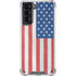 American Flag Distressed Galaxy S21 5G Clear Case