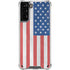 American Flag Distressed Galaxy S21 Plus 5G Clear Case