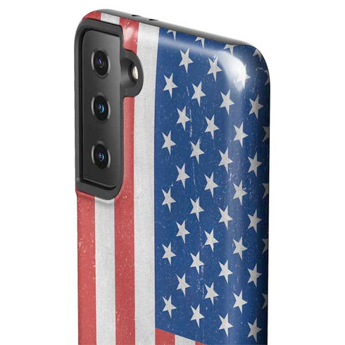 American Flag Distressed Galaxy S21 Plus 5G Pro Case