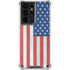 American Flag Distressed Galaxy S21 Ultra 5G Clear Case