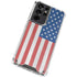American Flag Distressed Galaxy S21 Ultra 5G Clear Case