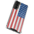 American Flag Distressed Galaxy S22 Clear Case