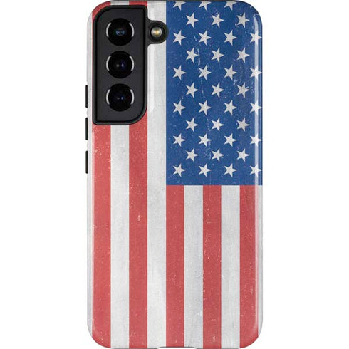 American Flag Distressed Galaxy S22 Pro Case