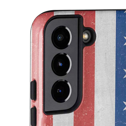 American Flag Distressed Galaxy S22 Pro Case
