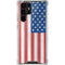 American Flag Distressed Galaxy S22 Ultra Clear Case