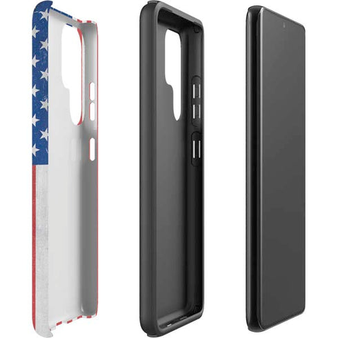 American Flag Distressed Galaxy S22 Ultra Pro Case