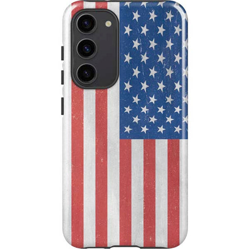 American Flag Distressed Galaxy S23 Plus Pro Case