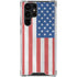 American Flag Distressed Galaxy S24 Ultra Clear Case