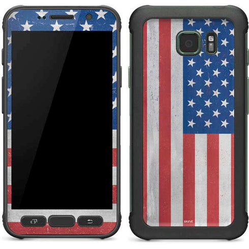 American Flag Distressed Galaxy S7 Active Skin