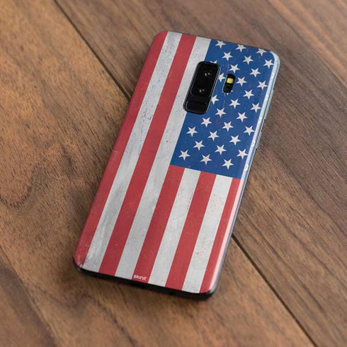 American Flag Distressed Galaxy S9 Plus Skin