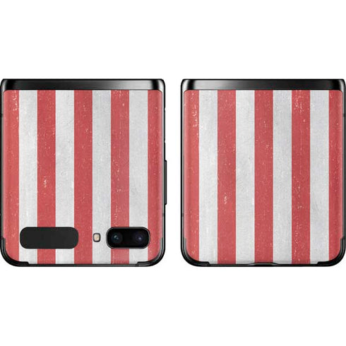 American Flag Distressed Galaxy Z Flip Skin