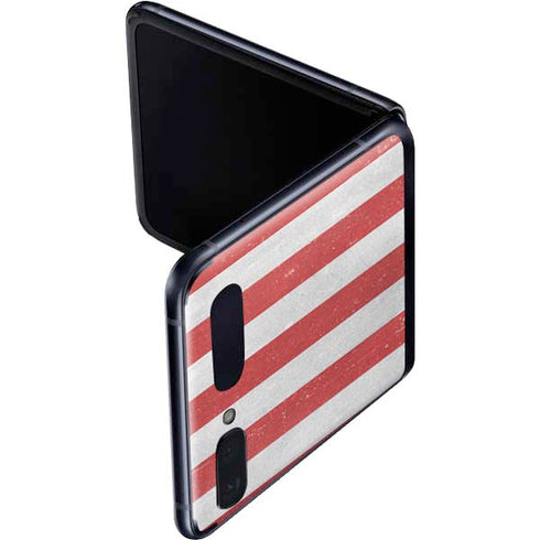American Flag Distressed Galaxy Z Flip Skin