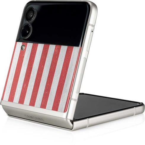 American Flag Distressed Galaxy Z Flip4 5G Skin