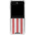 American Flag Distressed Galaxy Z Flip5 5G Clear Case