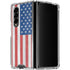 American Flag Distressed Galaxy Z Fold4 5G Clear Case