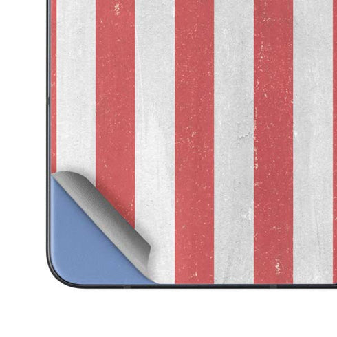 American Flag Distressed Galaxy Z Fold5 5G Skin
