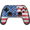 American Flag Distressed Google Stadia Controller Skin