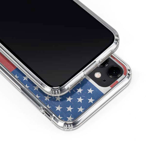 American Flag Distressed iPhone 11 Clear Case