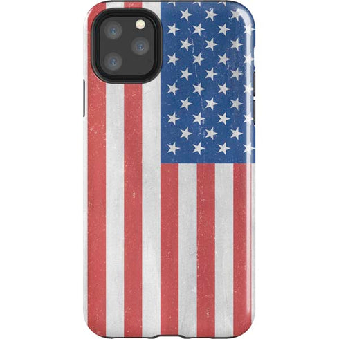 American Flag Distressed iPhone 11 Pro Max Impact Case