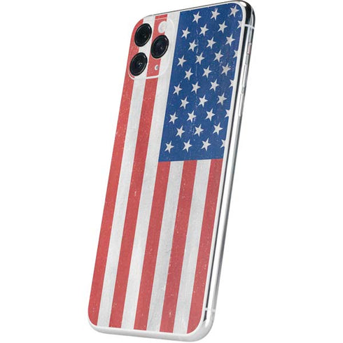 American Flag Distressed iPhone 11 Pro Max Skin