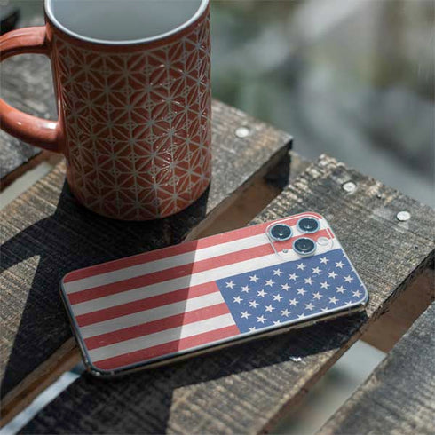 American Flag Distressed iPhone 11 Pro Skin