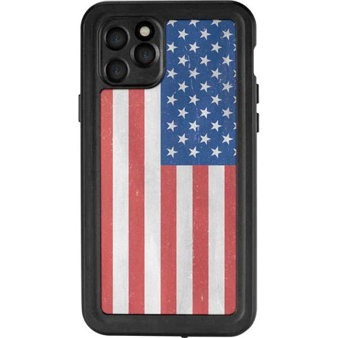 American Flag Distressed iPhone 11 Pro Waterproof Case