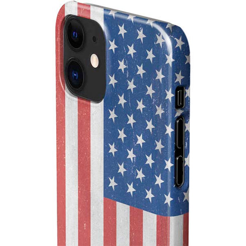 American Flag Distressed iPhone 12 Mini Lite Case
