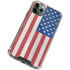 American Flag Distressed iPhone 12 Pro Clear Case