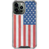 American Flag Distressed iPhone 13 Pro Max Clear Case