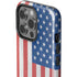 American Flag Distressed iPhone 15 Pro Impact Case