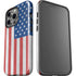 American Flag Distressed iPhone 15 Pro Impact Case