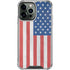 American Flag Distressed iPhone 14 Pro Max Clear Case