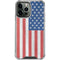 American Flag Distressed iPhone 15 Pro Max Clear Case