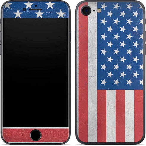 American Flag Distressed iPhone 8 Skin