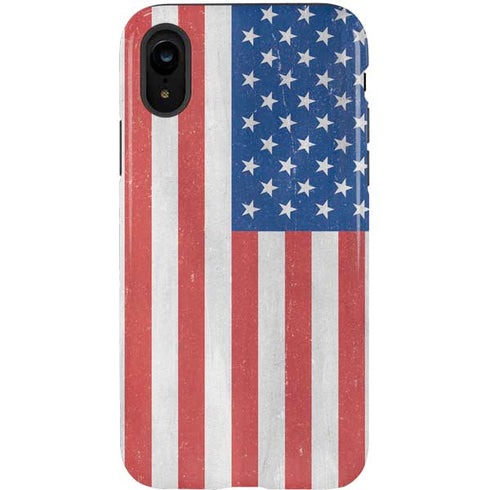 American Flag Distressed iPhone XR Pro Case