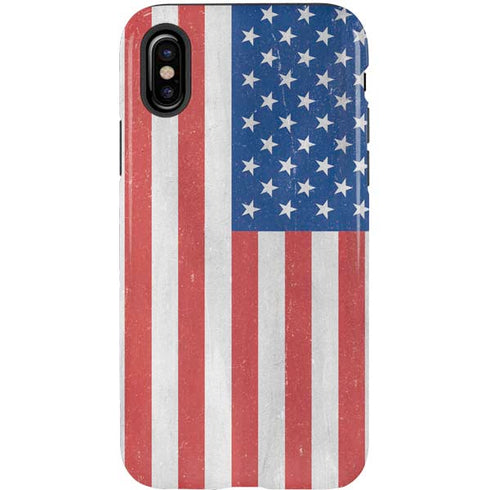 American Flag Distressed iPhone XS Pro Case