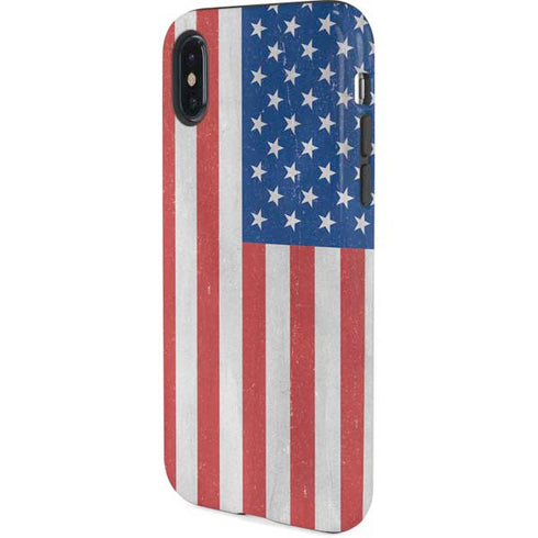 American Flag Distressed iPhone XS Pro Case