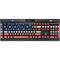 American Flag Distressed K95 RGB PLATINUM Mechanical Gaming Keyboard Skin