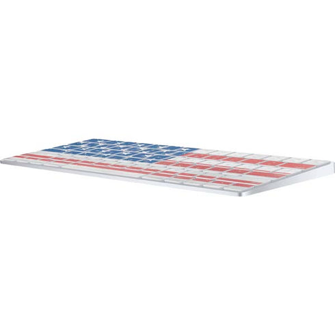 American Flag Distressed Magic Keyboard Skin