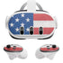 American Flag Distressed Meta Quest 3 Skin