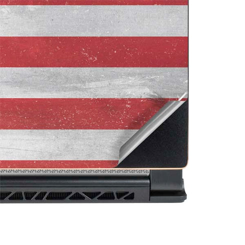 American Flag Distressed MSI GS65 Stealth Laptop Skin