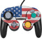 American Flag Distressed Nintendo GameCube Controller Skin